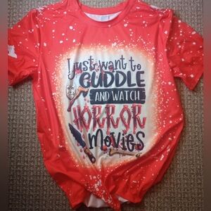 Handmade women's bleached tshirt